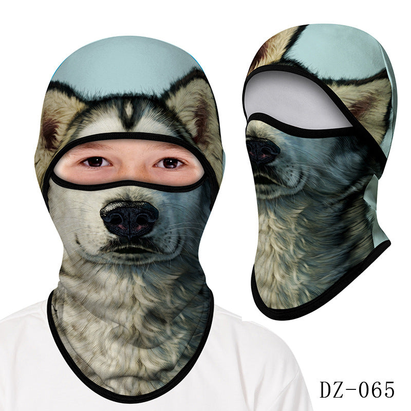 Cycling Windproof Hood Kids Mask Mountaineering Camping Beach Sun Protection