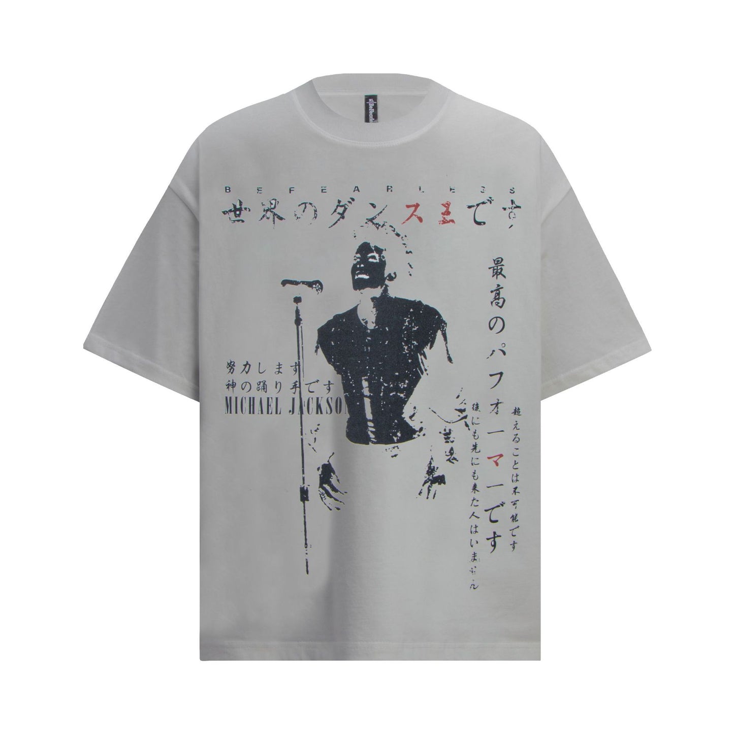 Unisex T-shirts Summer Vintage Girl Samurai Men's Loose Short Sleeve T-Shirt