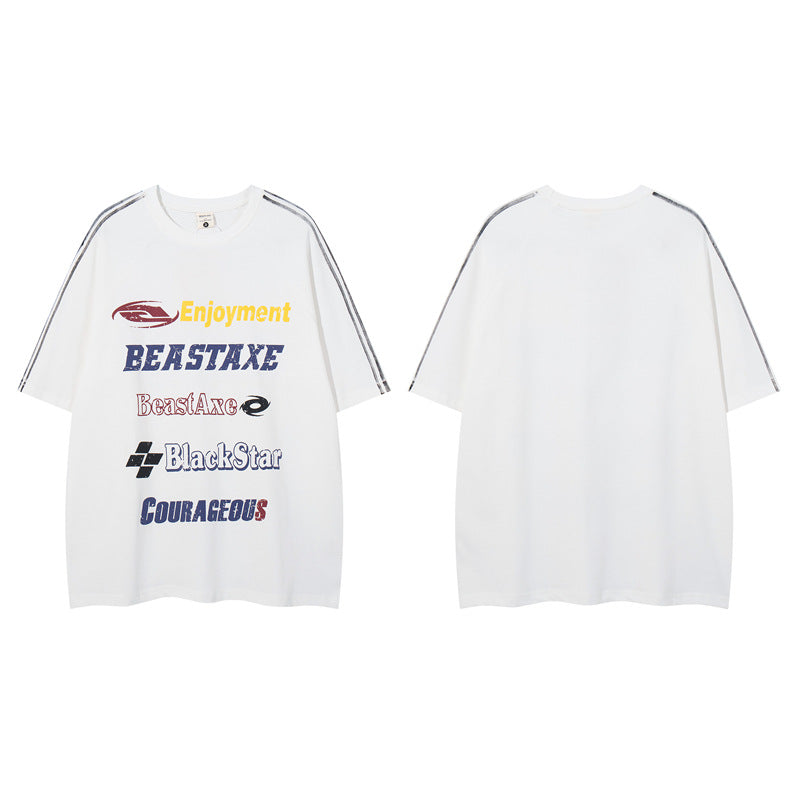 Y2K mens shirt summer loose