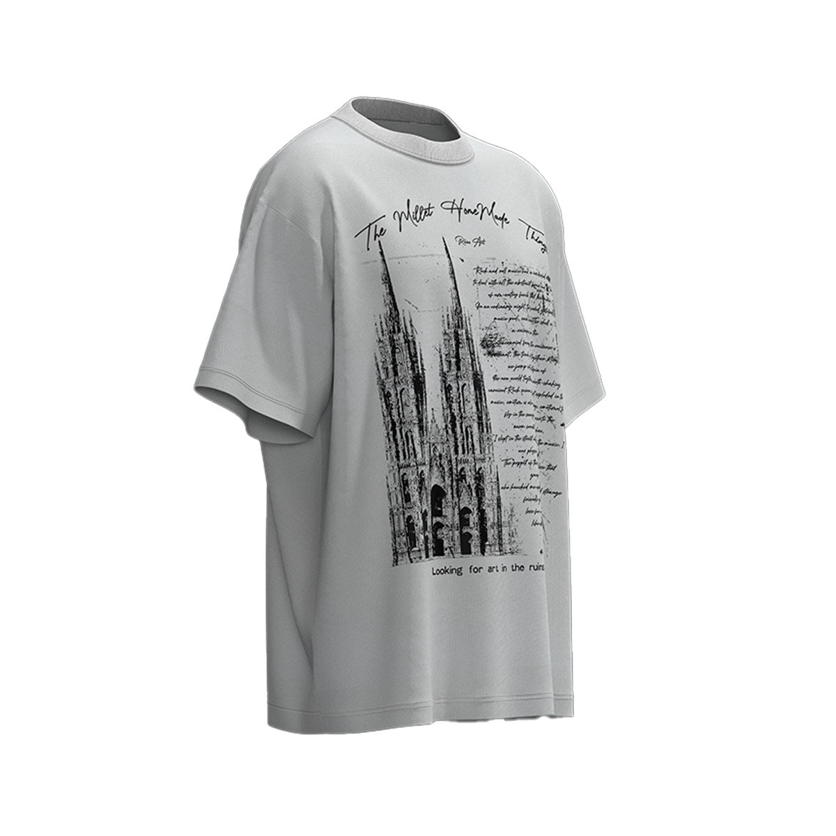 Hustle vintage summer hip hop print t-shirt