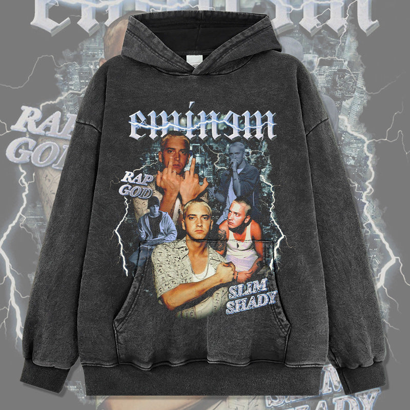 Marcas streetwear usa vintage Eminem crew neck sweater