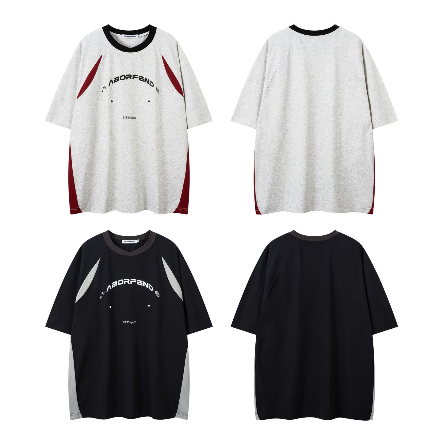 Hustle vintage summer short sleeve t-shirt loose