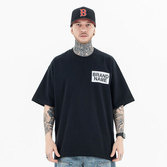 Vic Streetwear Summer Crew Neck Loose Short Sleeve T-Shirt