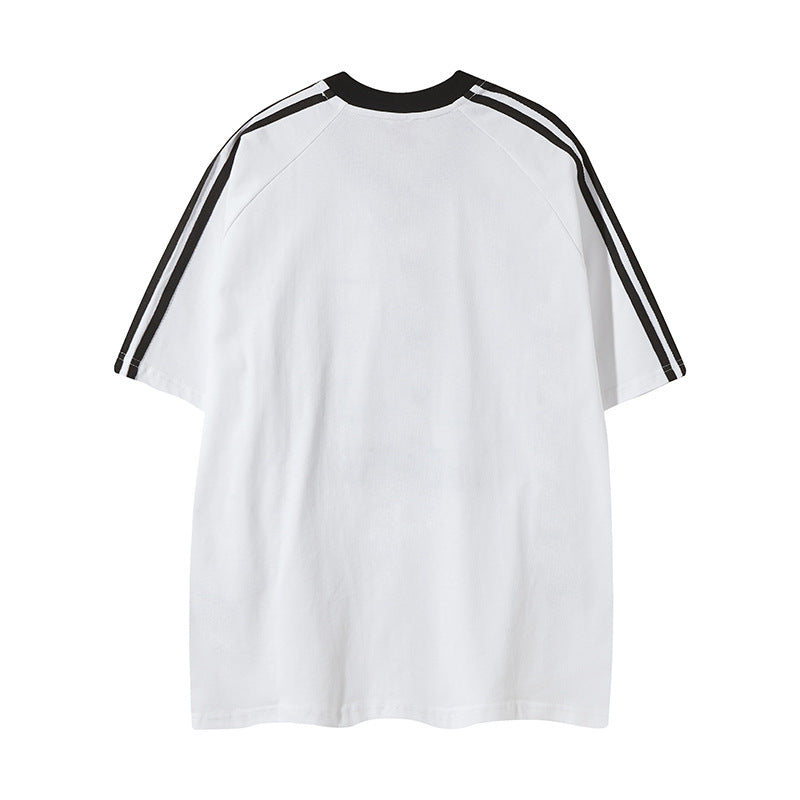 New York Hip Hop Style Embroidered Loose T-Shirt