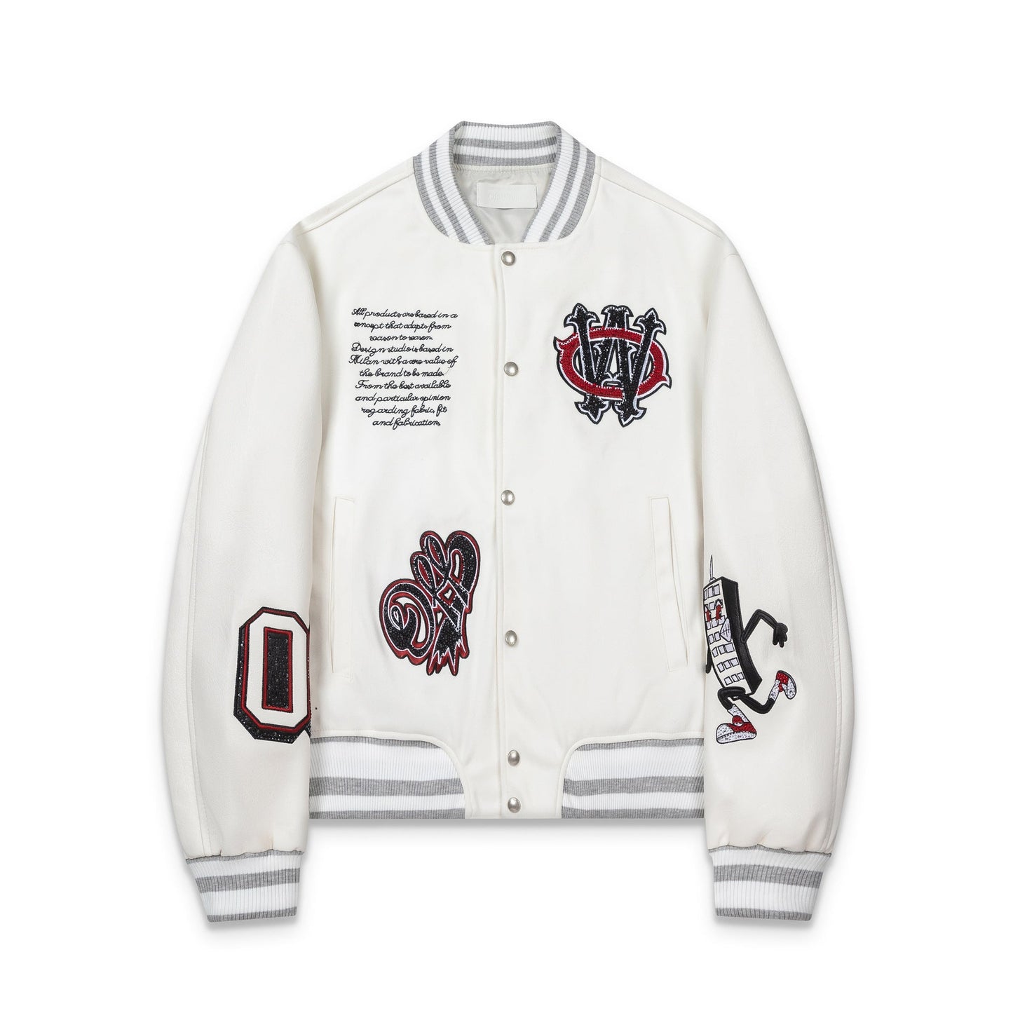 Off white jacket spring & fall style outwear for men and women