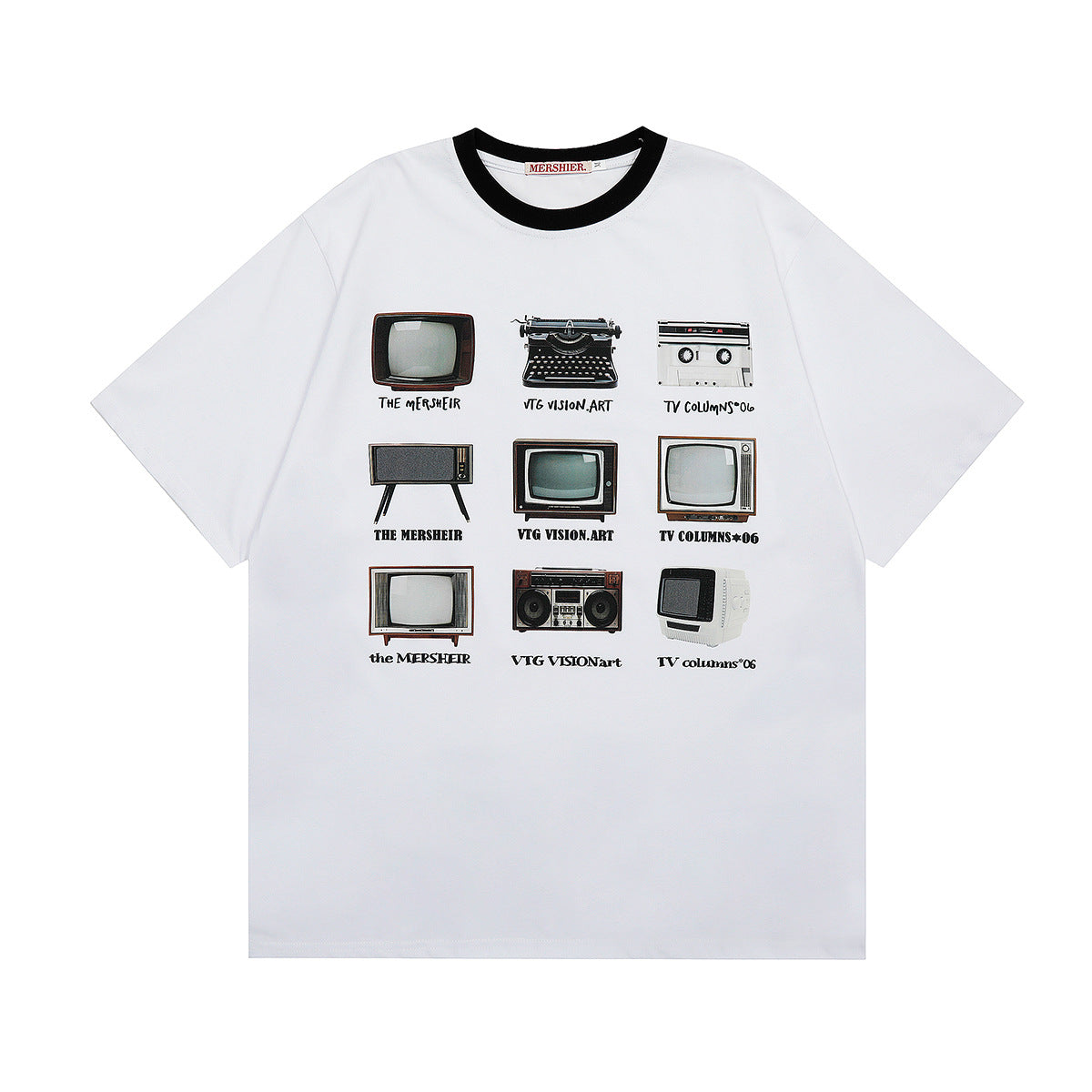 Vestimenta De Los 90 Summer Vintage T-Shirt Loose Short Sleeve