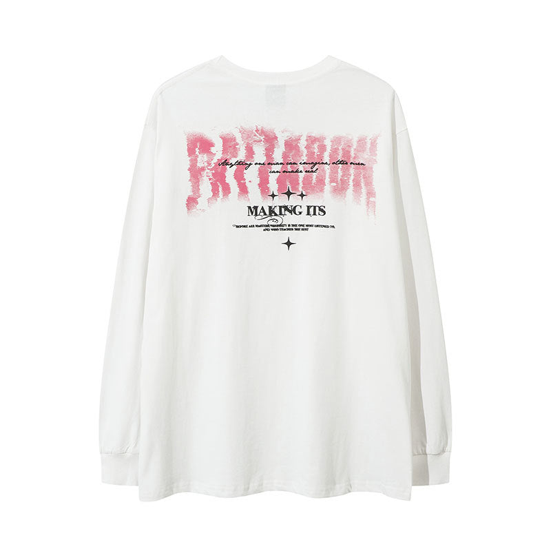 Marcas De Streetwear Loose Long Sleeve T-Shirt