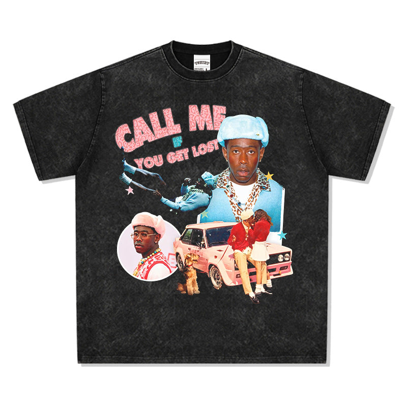 New york hip hop shop tyler hip hop creater taylor short sleeve t-shirt