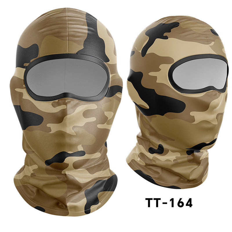 Cycling Windproof Hood Dust and Sun Protection Summer Camouflage Mask