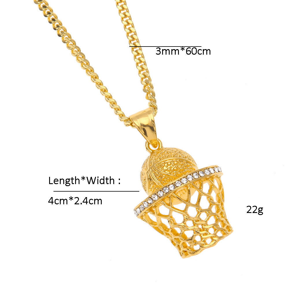Jewelry Hip Hop Diamond Shot Pendant Necklace rapper