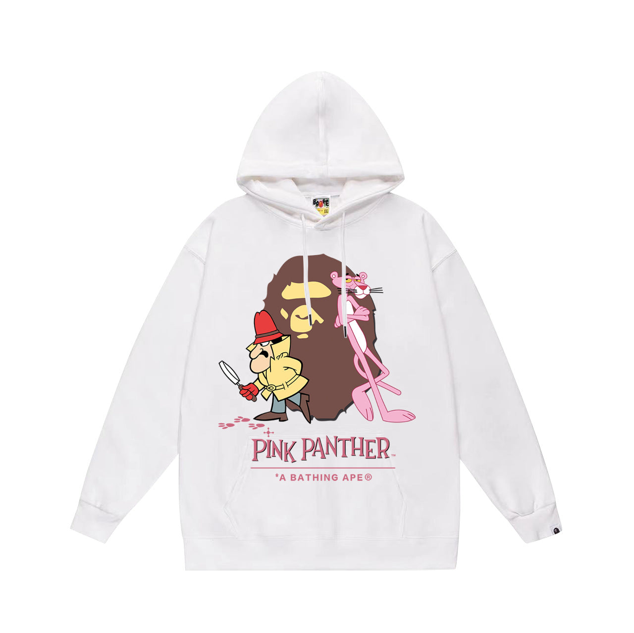 Ape Hoodie Autumn/Winter Letter Print Loose Hoodie Pullover Ape Sweater
