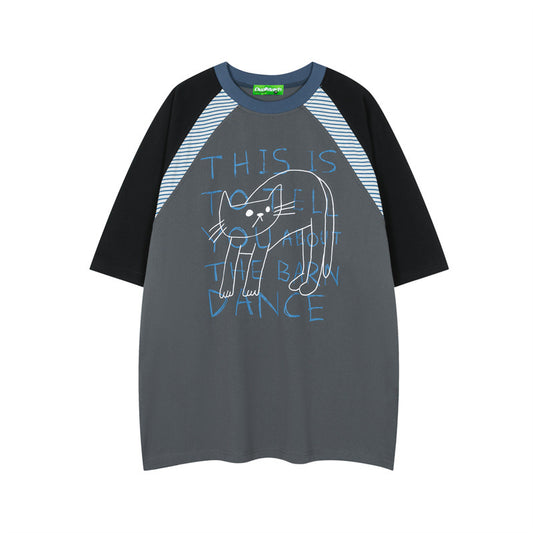 Casual Street Wear Loose Vintage Casual T-Shirt
