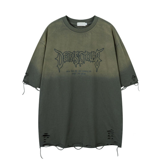Remeras rock nacional summer vintage washed do old graffiti short sleeve t-shirt