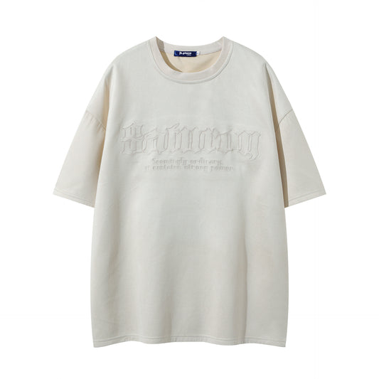 1990 Fashion T-Shirt Vintage T-Shirt Summer Embroidery Short Sleeve