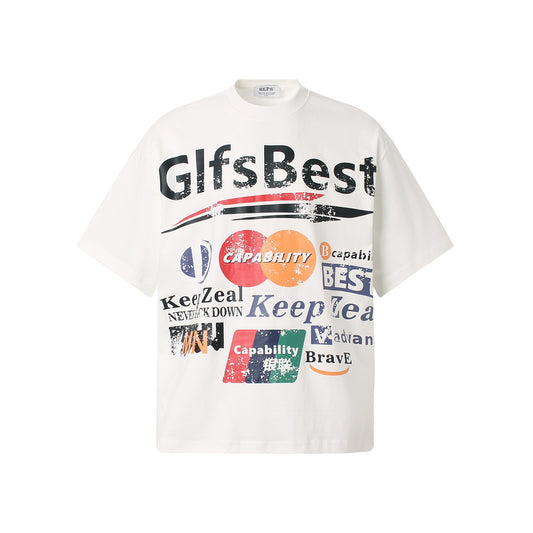 Vintage tarz t shirt short sleeve t-shirt summer loose casual top