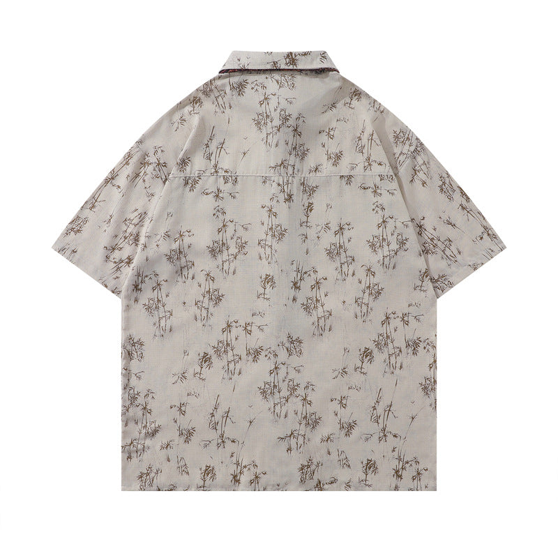 Y2K mens shirt vintage loose shirt