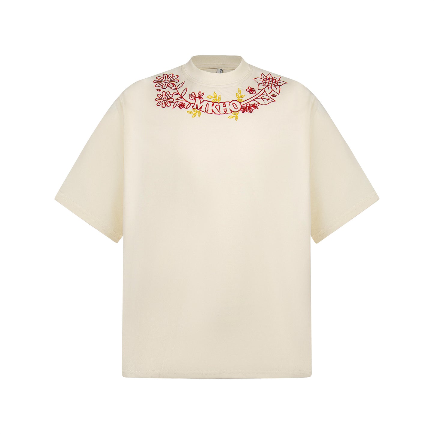 Vestimenta De Los 90 Summer Vintage Floral Embroidery T-Shirt Short Sleeve