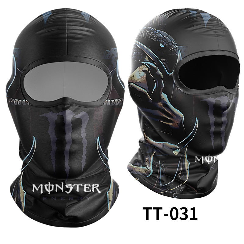 Cycling Windproof Hood Ice Silk Full Face Sunscreen