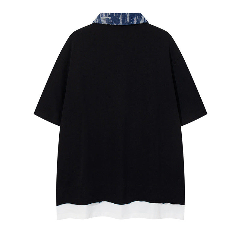 US drip outfits Summer Vintage Dog Casual Loose Short Sleeve T-Shirts