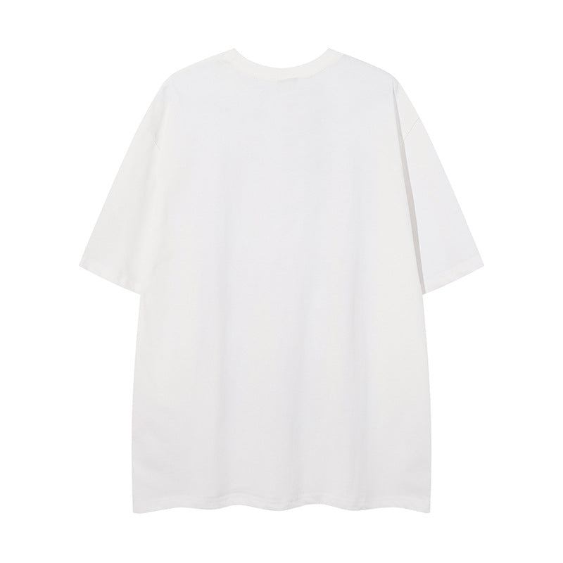 Nyc T Shirt Vintage Short Sleeve T-Shirt Summer Oversize Casual Top