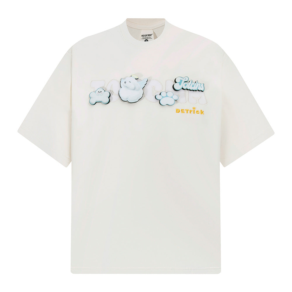 Nostalgia T Shirts Vintage Short Sleeve T-Shirt Crew Neck Top