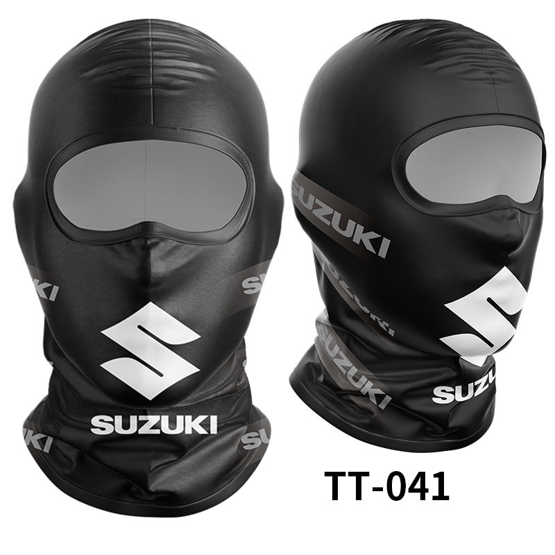 Cycling Windproof Hood Ice Silk Headgear Men's Lined Cap