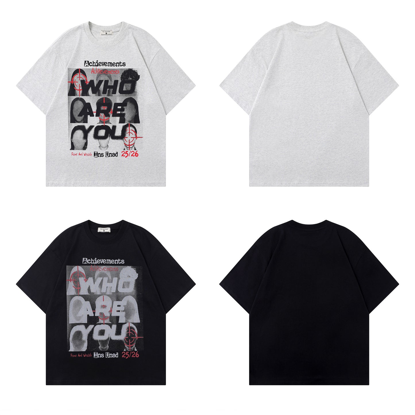 Vintage tarz t shirt summer portrait print crew neck short sleeve t-shirt