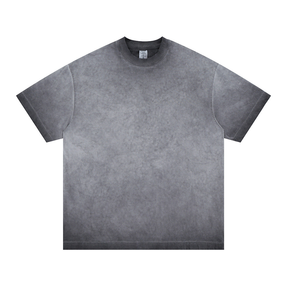 Vintage College Shirts Summer Washed Old Loose T-Shirts