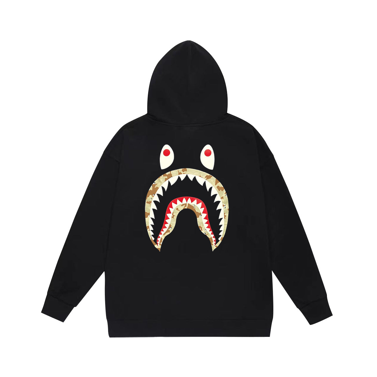 Ape Hoodie Autumn/Winter Letter Print Loose Hoodie Pullover Ape Sweater