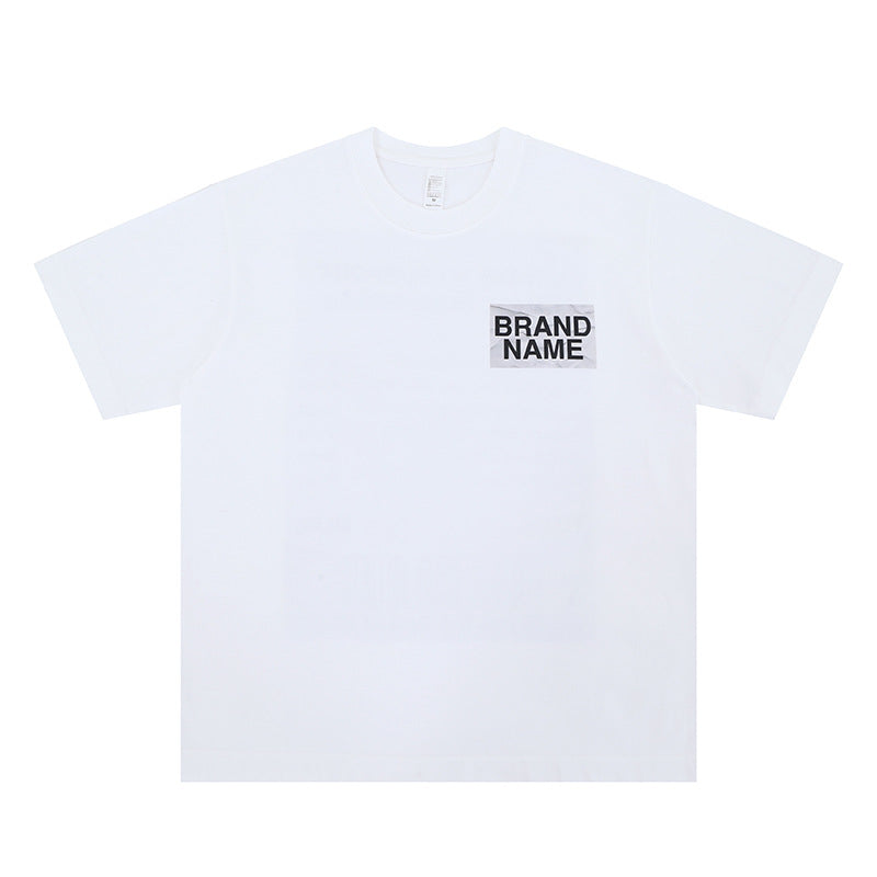 Vic Streetwear Summer Crew Neck Loose Short Sleeve T-Shirt