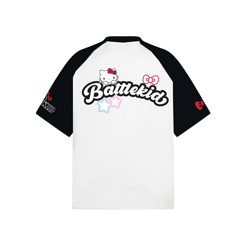 Casual Street Wear Embroidered Short Sleeves