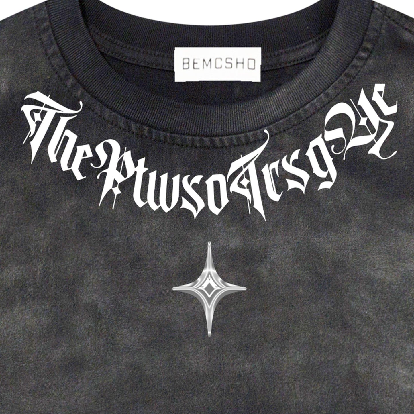 Hustle vintage summer wash short sleeve t-shirt
