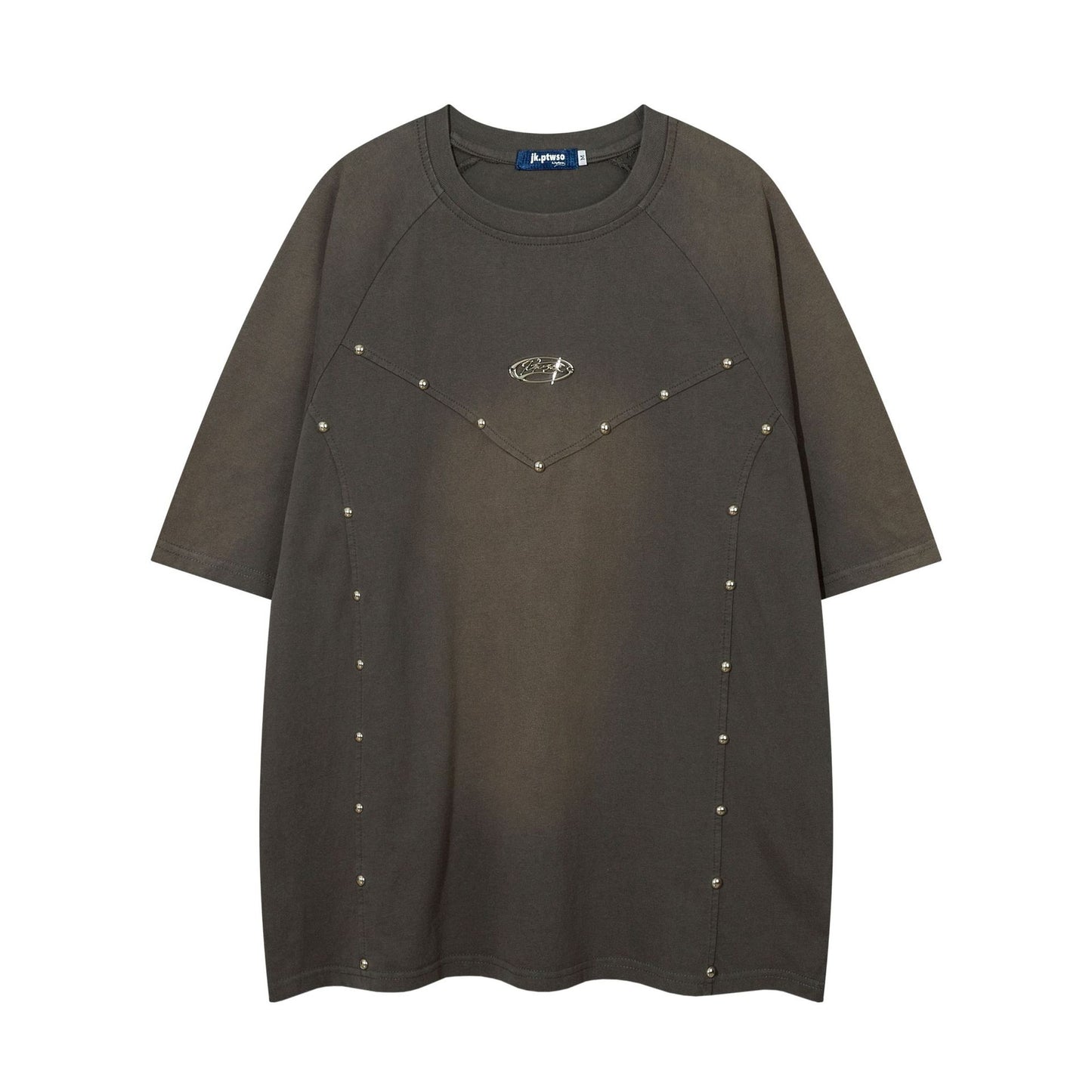 Hip Hop Clothing Vintage Loose Short Sleeve T shirt