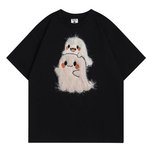 Camisetas streetwear Summer Vintage Casual Loose Short Sleeve T-Shirt
