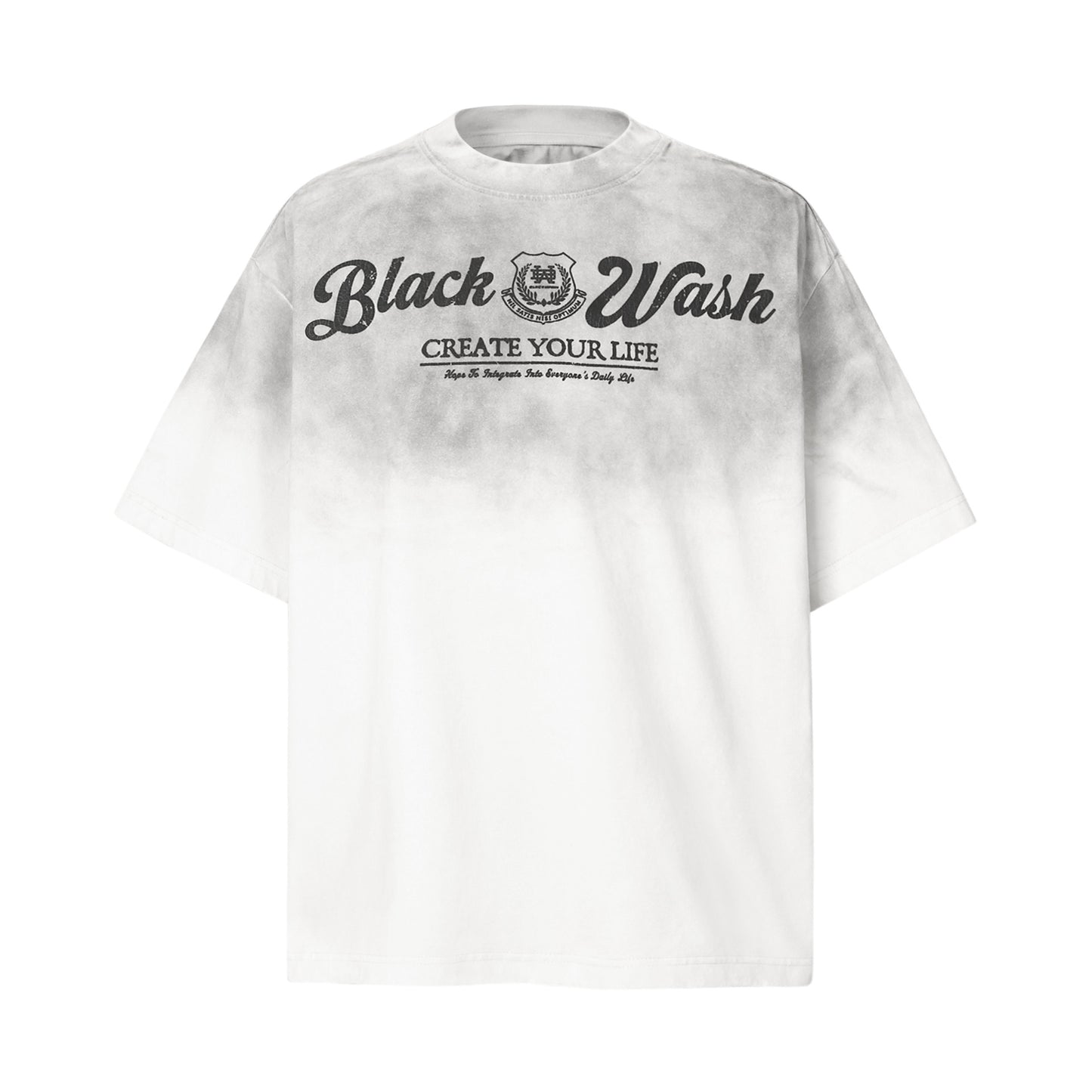 Unisex T-shirts Summer Letter Map Men's Short Sleeve T-Shirt