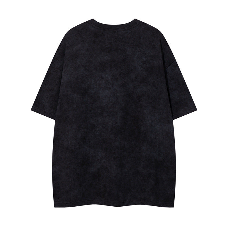 US drip outfits Summer Vintage Casual Loose Short Sleeve T-Shirts