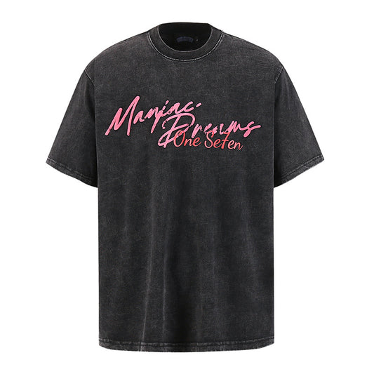 Hip hop shirt summer short sleeve vintage t-shirt