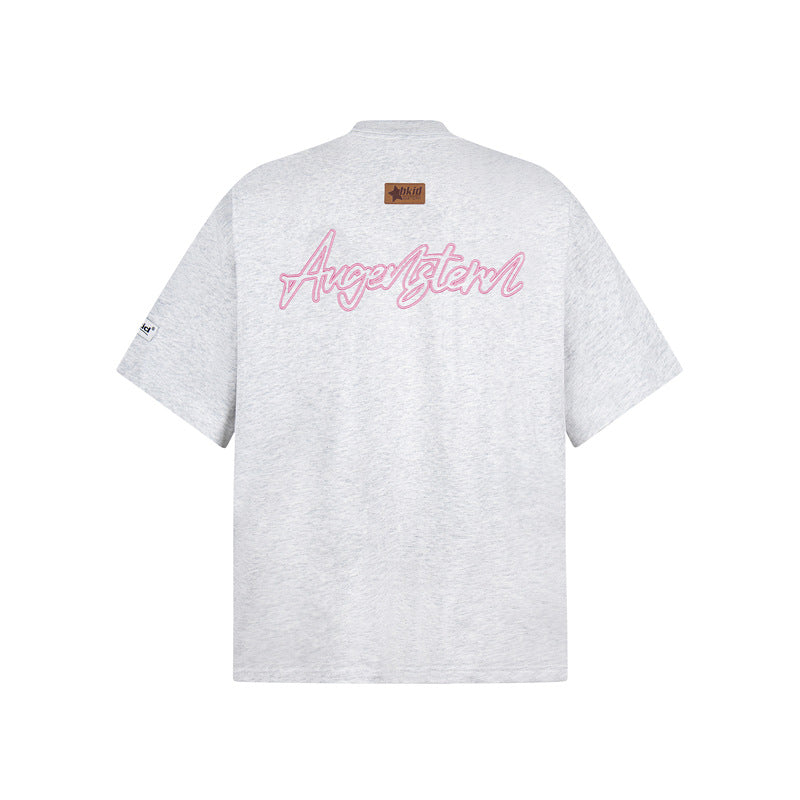 Camisas Retros Hip Hop Casual Loose Short Sleeve T-Shirt