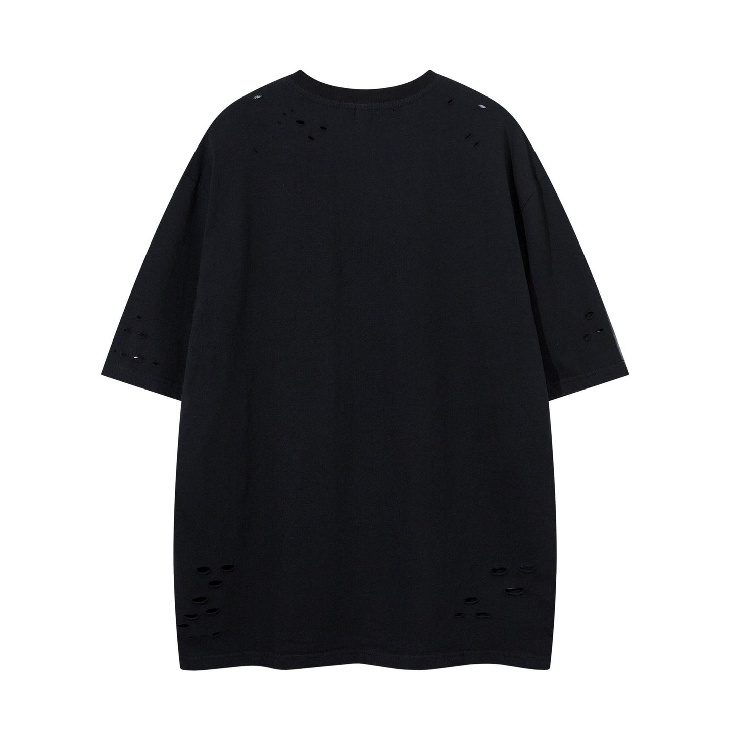 Remeras rock nacional summer short sleeve t-shirt ripped wash t-shirt short sleeve