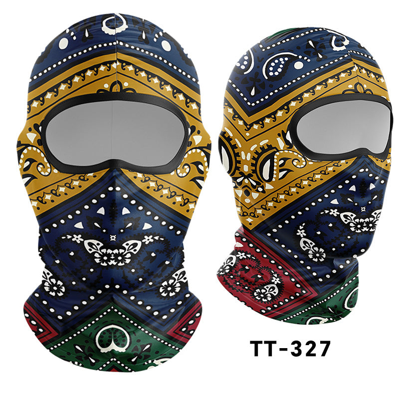 Cycling Windproof Hood Sunscreen Mask Scarf Integrated Lining