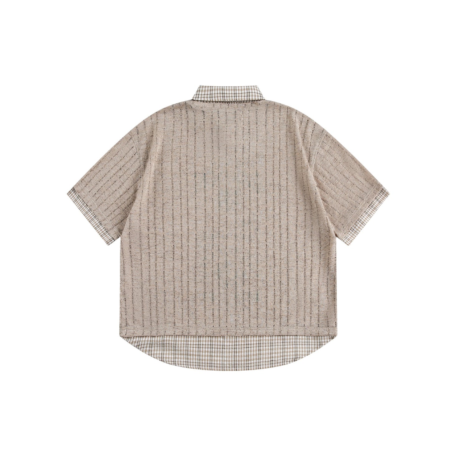 Hip hop shirt knitted hollow t-shirt short-sleeved sweatshirt lapel polo shirt