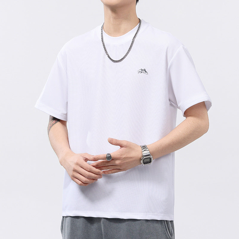 Mens T-shirts Summer Loose Printed Top