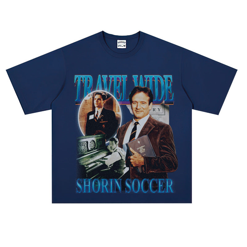 Film Star T Shirt Movie Dead Society Loose Retro Street Cotton T-shirt Men and Women