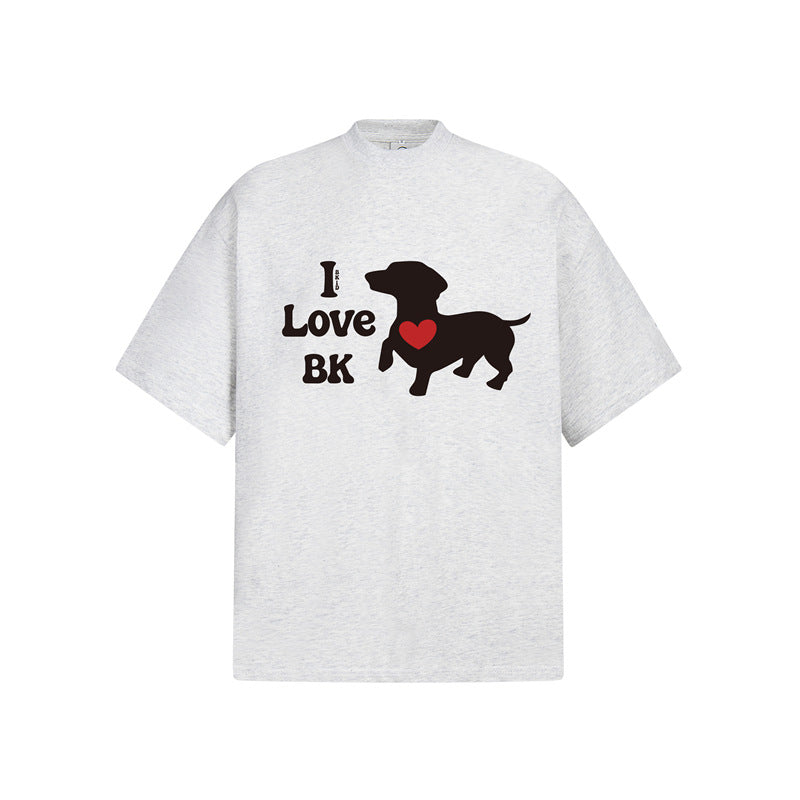 Casual Street Wear Short Sleeve T-Shirt Loose Top
