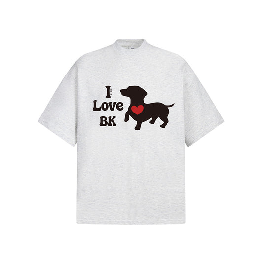 Casual Street Wear Short Sleeve T-Shirt Loose Top