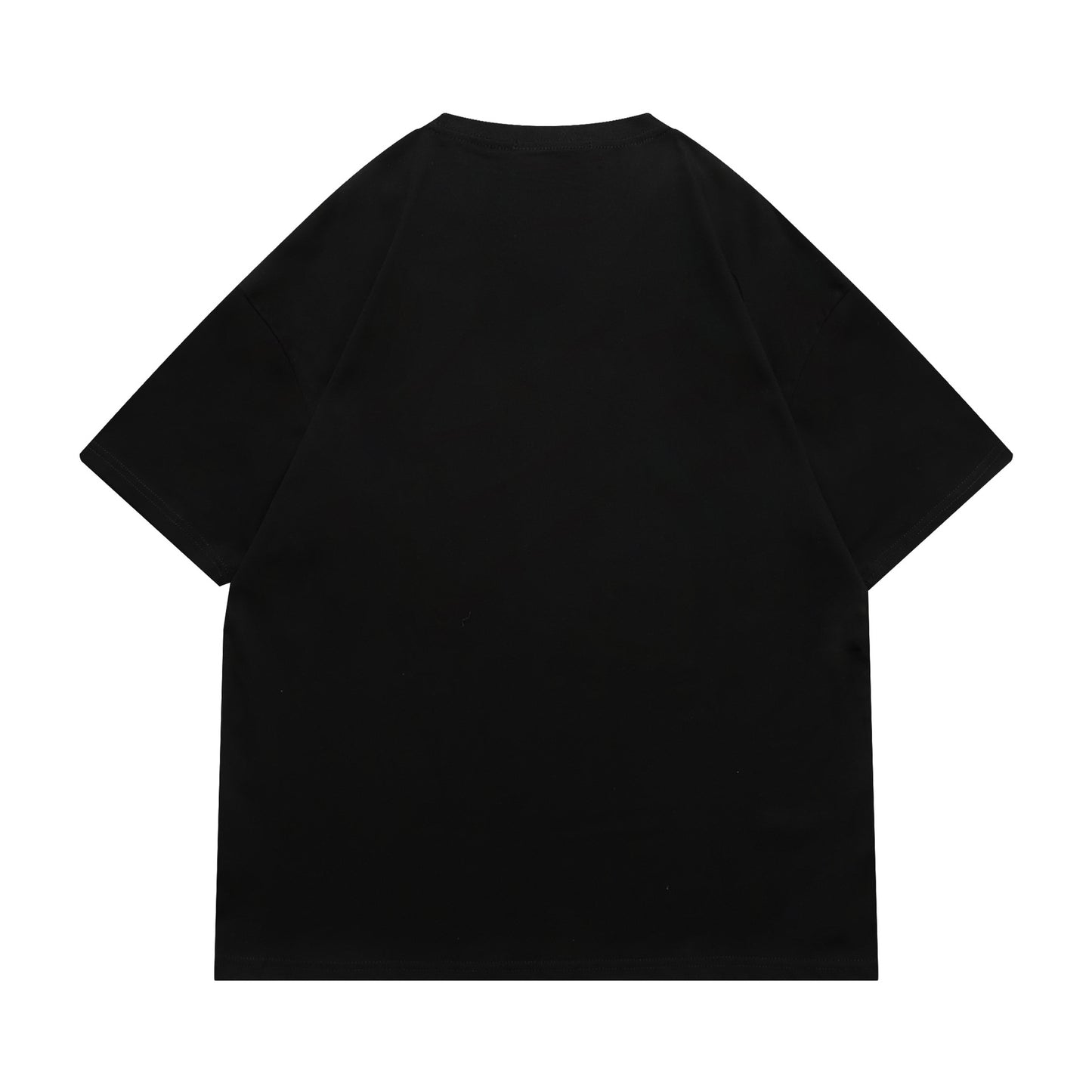 Vintage tarz t shirt letter embroidery round neck short sleeve t-shirt