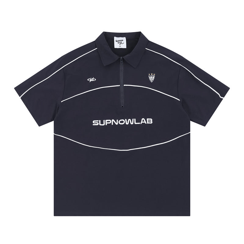 Hip Hop Shirts For Boys Lapel Short Sleeve PoloT-Shirt