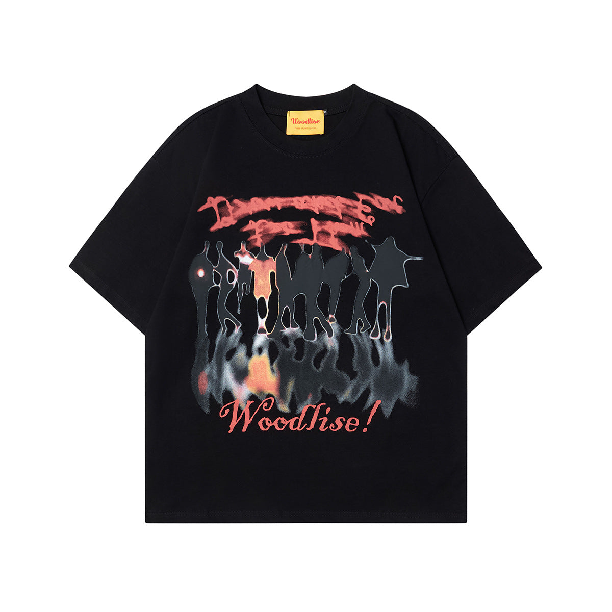90s West Coast Hip Hop Fashion T Shirts Summer Couple Loose Oversize Short Sleeve T-Shirt