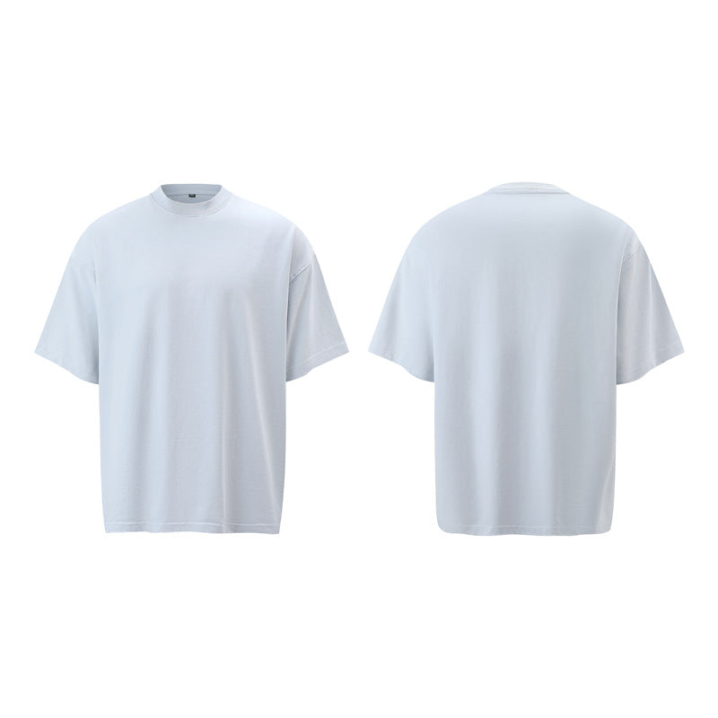 Hip hop clothing new york summer short sleeves hip hop washed tee loose t-shirt short sleeves