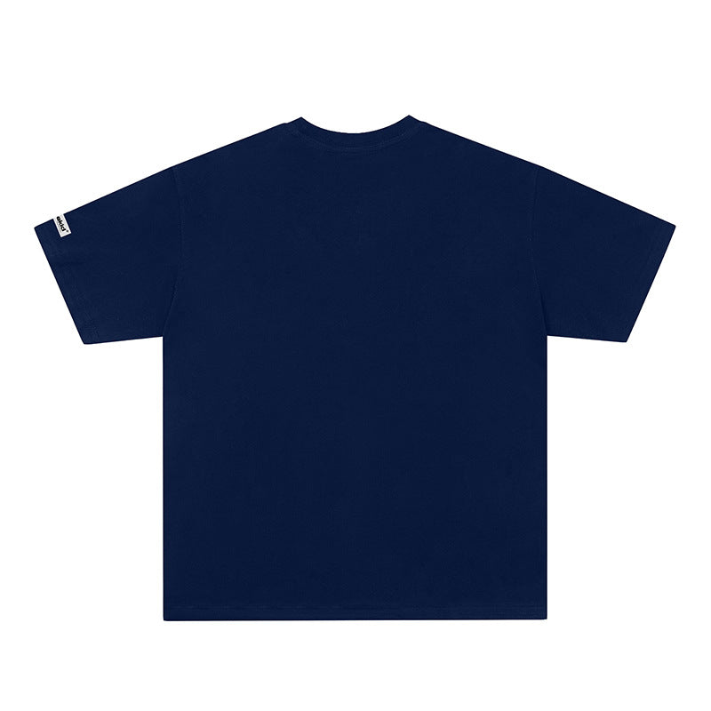 Vintage T Shirts Hip Hop Letter Print Short Sleeve T-Shirt Summer Loose